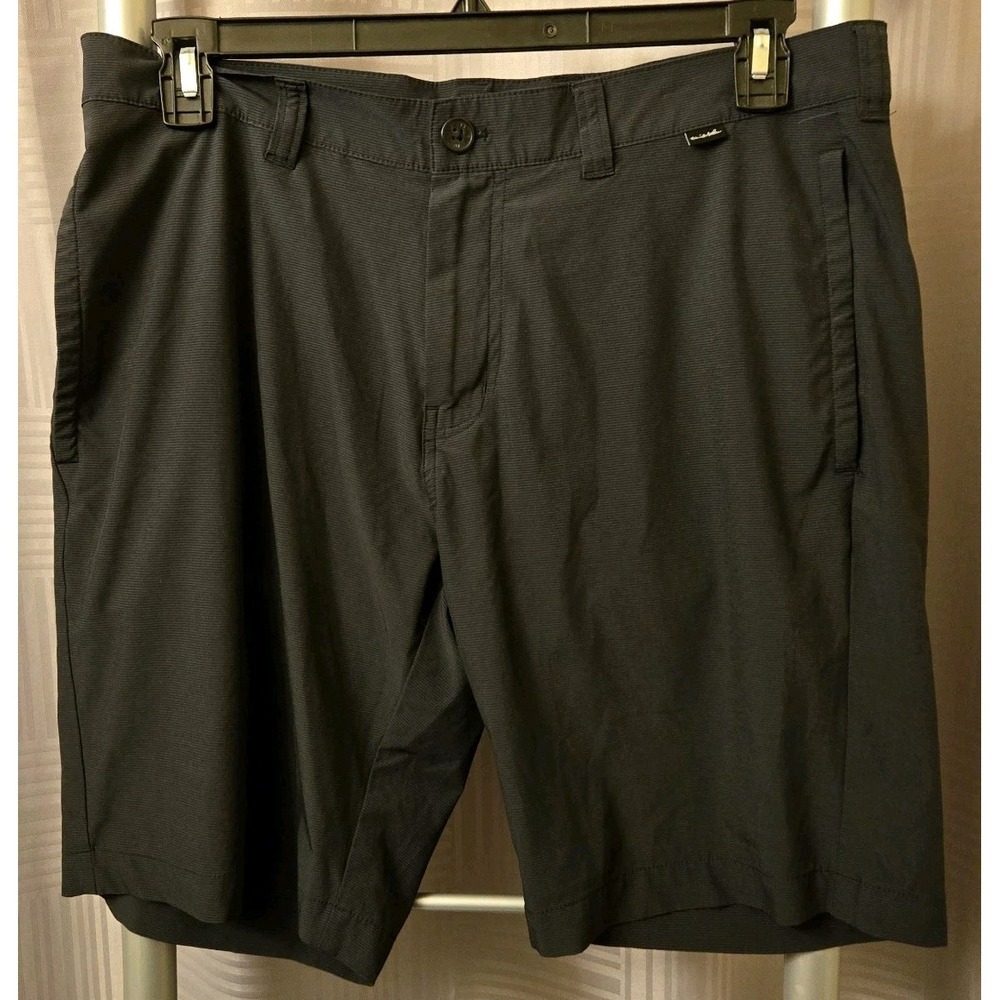 Travis Mathew Shorts Men 34 Black Carlsbad Stretch Performance Golf Chinos